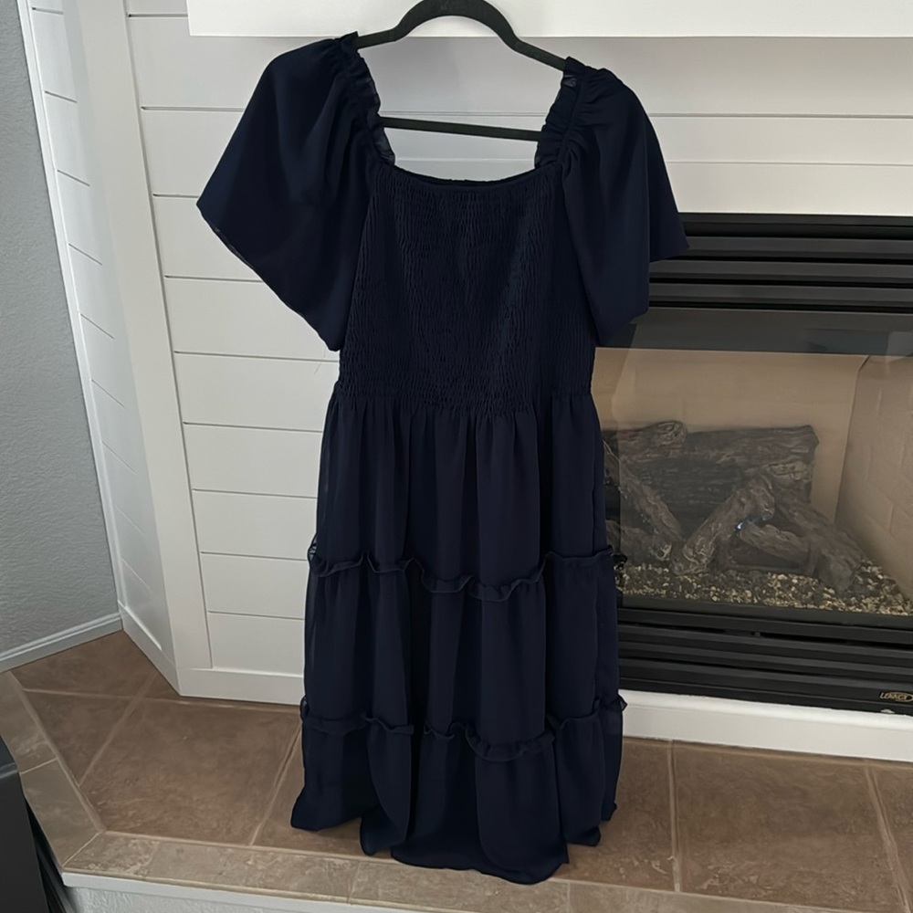 LILLISORY Navy Blue Dress